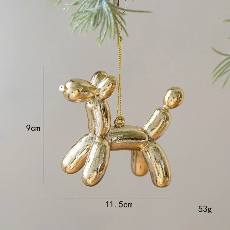 New Christmas Tree Decoration Pendant Creative Gift Package Bear Puppy Gingerbread Man Pendant Three-dimensional Pendant